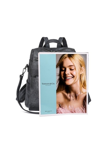 Çanta Büyük Kapasiteli Kadın Sırt Çantası Omuz Çantası Kadın Siyah