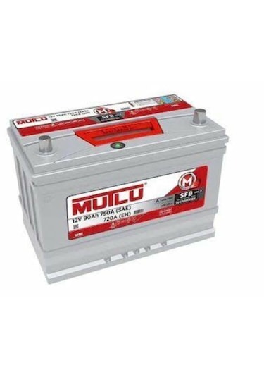 12v 90 Amper Mutlu Akü 2 Yıl Garantili