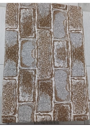 Savan Dokuma Halı Örtüsü 6m² 200 300cm Kale Kahve Kahverengi