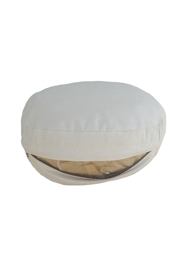 Mirzade Yuvarlak Puf Minderi 45x45-krem Diğer