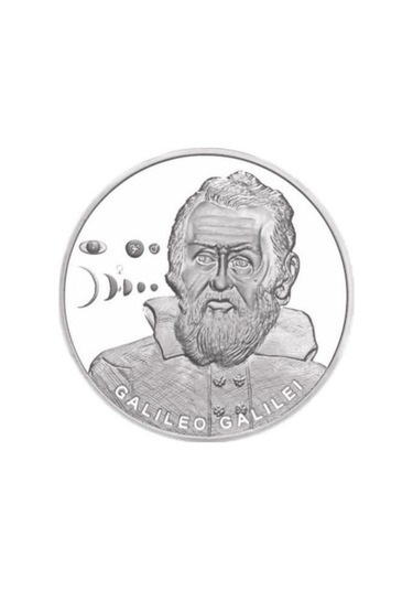 Agakulche Galileo Galılei Gümüş Para