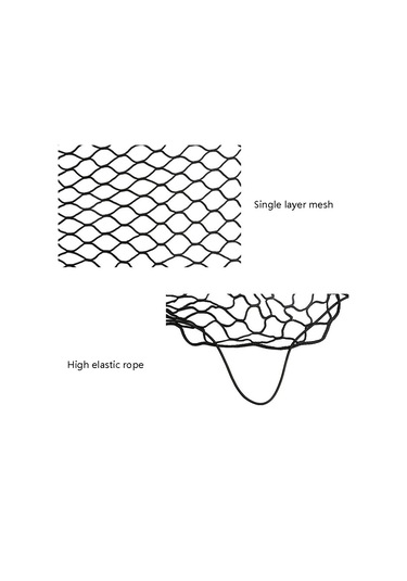 Cbtx Bl-1026 Genel Araç Filesi Kiti Gövde Sabit Bagaj Filesi Saklama Çantası, Stil: 70x70cm