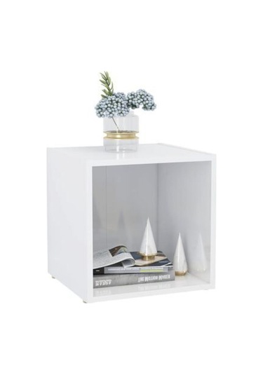 Tdesıgno Melis -kitaplık- Açık Raf - Beyaz 1 Raflı 30 Cm Beyaz