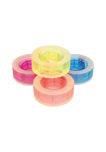 Globox 4 Adet Renkli Şeffaf Para Bandı