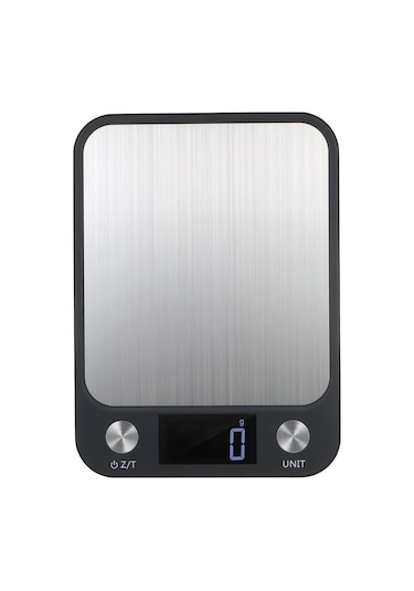 Geeroyoo Su Geçirmez 10kg Hassas Alüminyum Mutfak Terazisi - Lcd Ekranlı Taşınabilir Tartı Siyah
