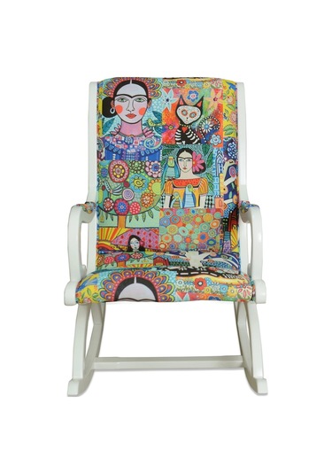 Asedia Rustik Lake Frida Sallanan Sandalye Dinlenme Koltuğu