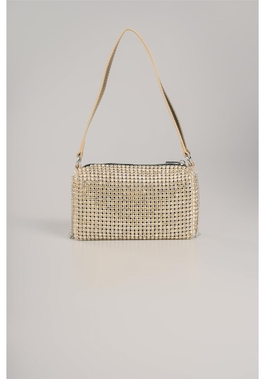 Ççs Kadın 17769 Omuz Askılı El Çantası Altın