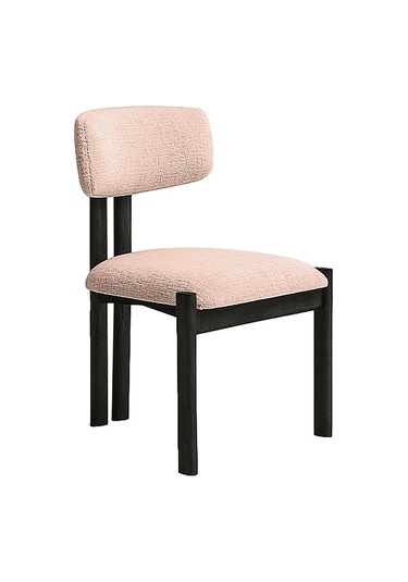 Espoo İskandinav Ahşap Bohem Sandalye Siyah - Krem