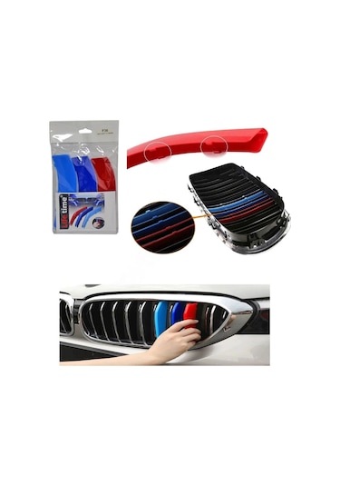 Bmw 3 Serisi F36 2013-2017 Uyumlu 11 Rods 3m Ön Panjur Böbrek Klips