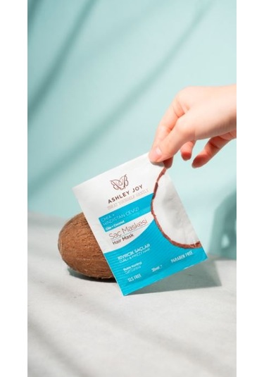 Ashley Joy Chia Tohumu İçeren Kıvırcık Saçlara Özel Bukle Kontrol Saç Maskesi 30 ML