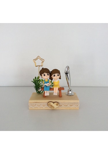 Bankta Oturan Romantik Sevgililer Notluk Biblo Diğer