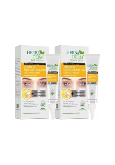 Torba Ve Morluklara Karşı Göz Altı Kremi 15ml+15ml 2 Adt