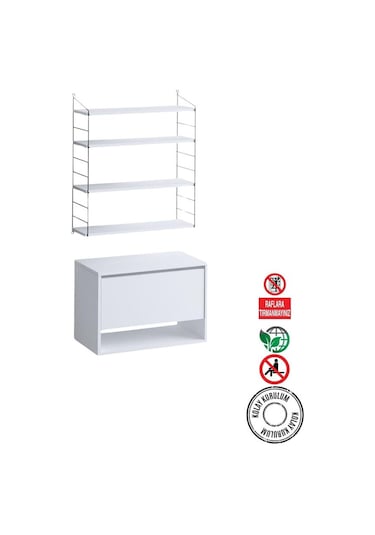 Decormet Pomme Raf Kitaplık Dec0017 Diğer