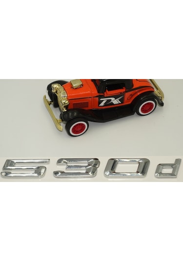 Bmw 530D Bagaj Krom Metal 3M 3D Yazı Logo
