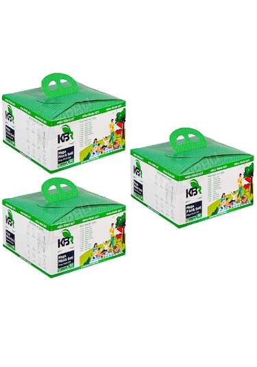 Kbr Mega Piknik Seti 12 Çeşit 62 Parça X 3 Set Çok Renkli