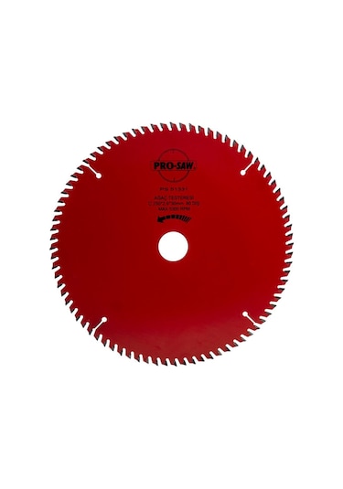Pro-saw Ps51331 Teflonlu Ahşap Kesme Daire Testere 250x30 Mm 80 Diş