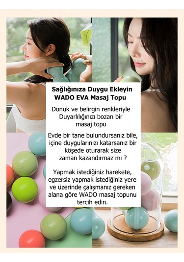 Vücut Egzersiz Mavi Renk Tekli Ve Fıstık Masaj Topu Seti Mavi