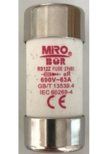 Miro Rs12z/160a ,27x60-160a Ar/hızlı Kartuş Sigorta