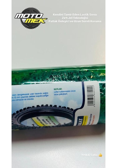 Acil Lastik Tamir Sıvısı 500ml Kendini Tamir Eden Zırh Jel Motosiklet Ve Scooter Uyumlu