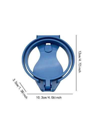 Suntek Bardak Tutucu İçki Ataşmanı Delik Çanta Plaj Tote Mavi