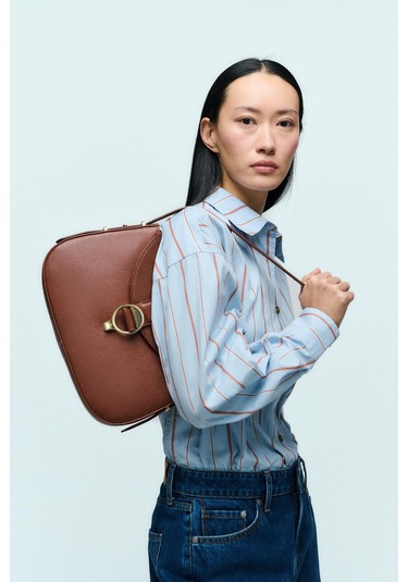 Barbour Alder Deri Kol Çantasıı Br11 Brown Kahverengi