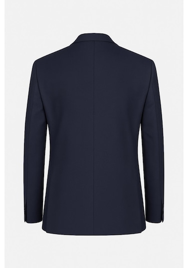 Erkek İtalyan Kesim Tek Düğmeli Blazer Ceket Klasik Ve Modern Şıklık Lacivert