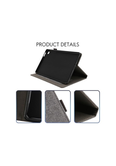 Ulzyvf T225 Sm-t220 Koruyucu Kılıf Kapak Gri Cepli Braketi Arka / Sl