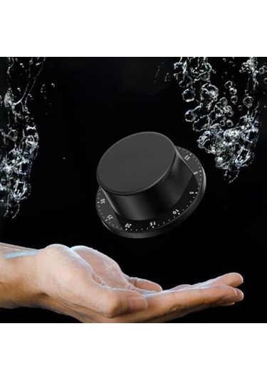 B Baosity Diğer Zamanlama Projeleri Için Paslanmaz Çelik Mekanik Zamanlayıcı Fitness Siyah 9267 Hbcv00001q5ly2