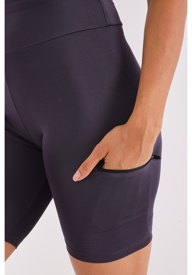 Scorp Alpha Kadın Biker Spor Tayt Antrasit STANDART