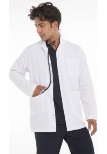 Lavinya Hakim Yaka Erkek Doktor Öğretmen Önlüğü