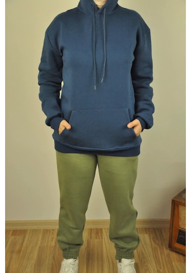 Trend Yüksek Bel Joger Eşofman Altı Yeşil