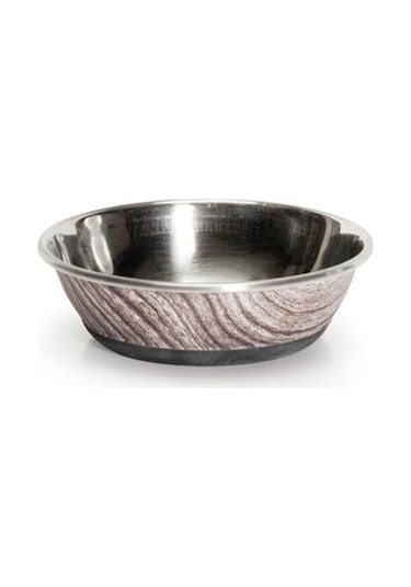 Camon Kübik Baskılı Çelik Mama Ve Su Kabı 950 Ml 15,5 Cm Köpek Kedi Kabı