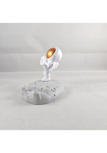 Masaüstü Astronot Telefon Tutucu Ve Standı -ayağıyla Destek Veren