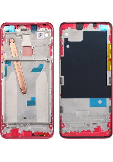 Xiaomi Redmi K30 5g İçin Ön Muhafaza Lcd Çerçeve Çerçeve Plakası Kırmızı