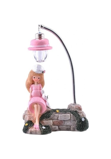 Buffer Kaya Üzerine Oturan Kız Biblo