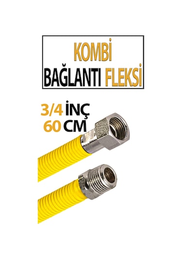 Kombi Bağlantı Fleksi 3-4'lük 60 Cm