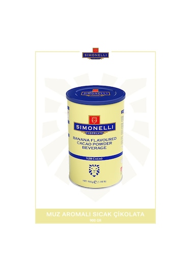 Simonelli Muz Aromalı Sıcak Çikolata İçecek Tozu 900 G