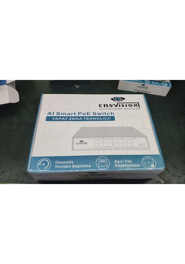 4 Port Poe Switch 10/100 Mbps Ip Kamera Ve Access Point Uyumlu