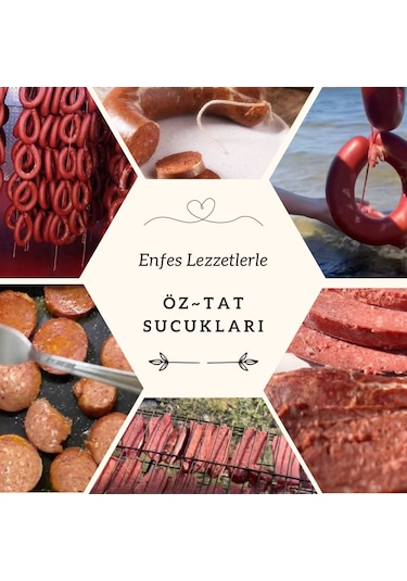 Öztat Yöresel %100 Afyon Kasap Sucuğu 2 KG