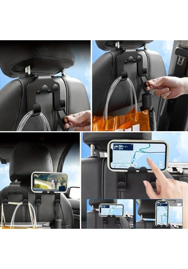 Oto Koltuk Arkası Düzenleyici Organizer Askılıklı Telefon,tablet Tutucu Diğer