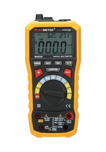 Peakmeter Ms8229 5 İn 1 Multi Sensörlü Dijital Multimetre