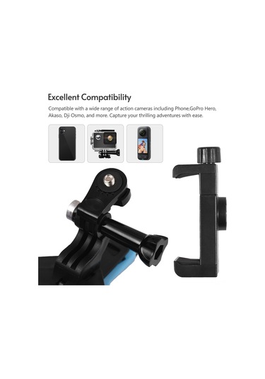 Tenfowee Aksiyon Kamera Ve Telefon Kılıfı İçin Kask Montaj Tutucu - Gopro, Djı, Akaso Uyumlu