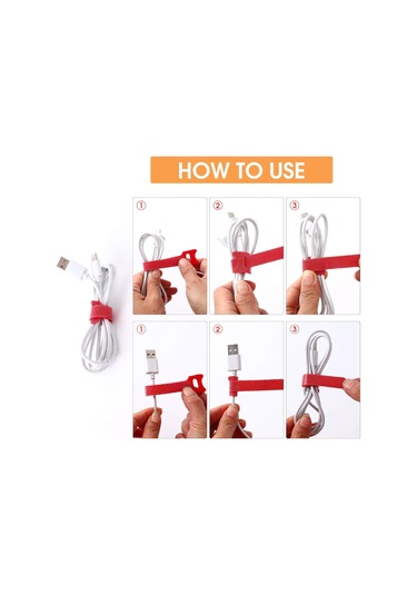 Maiyame Beyaz Nilon Bant Kabloları - 12x250mm, Ev/ofis İçin Organize Etme, Yeniden Kullanılabilir, Dayanıklı