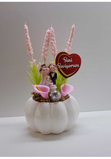 Evlilik Yıl Dönümü Hediyesi Sevgiliye Hediye Seni Seviyorum Yazıl