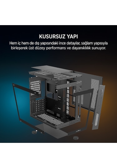 James Donkey Stark S800 4x Argb Gamıng Kasa 650w