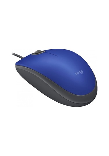 Yulong Logitech M110 Sessiz Tam Boyutlu Kablolu Optik Mouse Mavi 910-005922