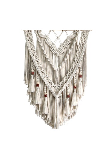 Homyl Boncuklu Bohem Goblen Duvar Dekoru Dokuma Yılbaşı
