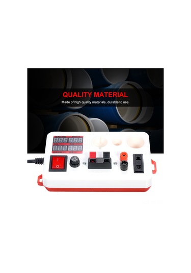 Xiyyadms Led Lamba Test Cihazı: Gerilim, Akım, Güç Ve Pf Ölçer - Çift Klemeli, Yüksek Hassasiyetli, Avrupa Standartı 90-265v, 0-400w Kırmızı Ve Beyaz