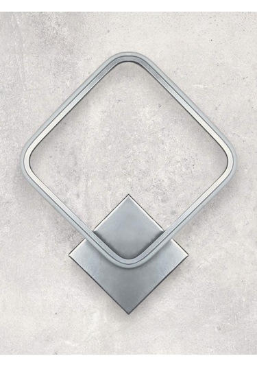 Kira Aplik Gri Renk Gün Işığı Ledli Banyo Mutfak Hol Duvar Aplik Gri