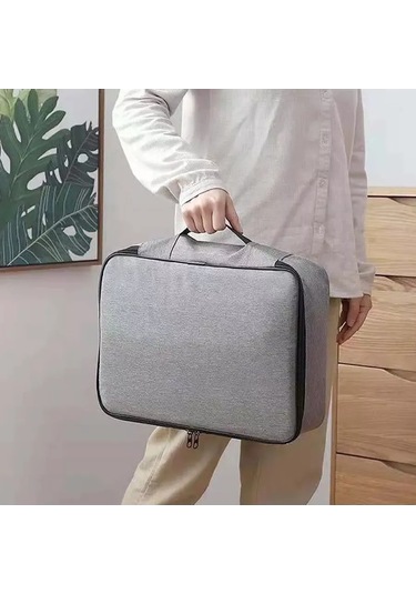 Lıtebag Şifreli Kilitli A4 Belgeler İçin Seyahat Düzenleyici 204905051 Mavi